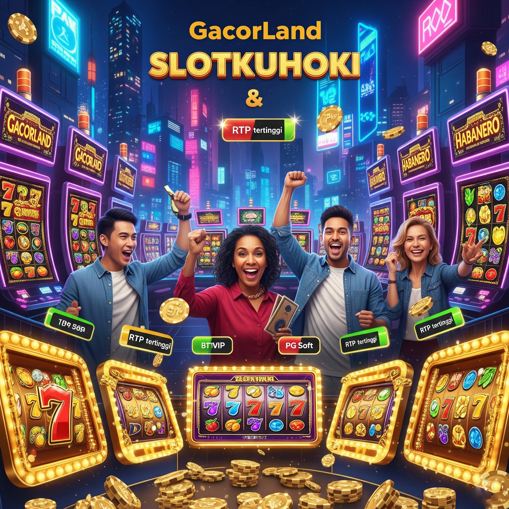 SlotViral Hari Ini! GacorLand & SlotkuHoki Siap Maxwin Cepat